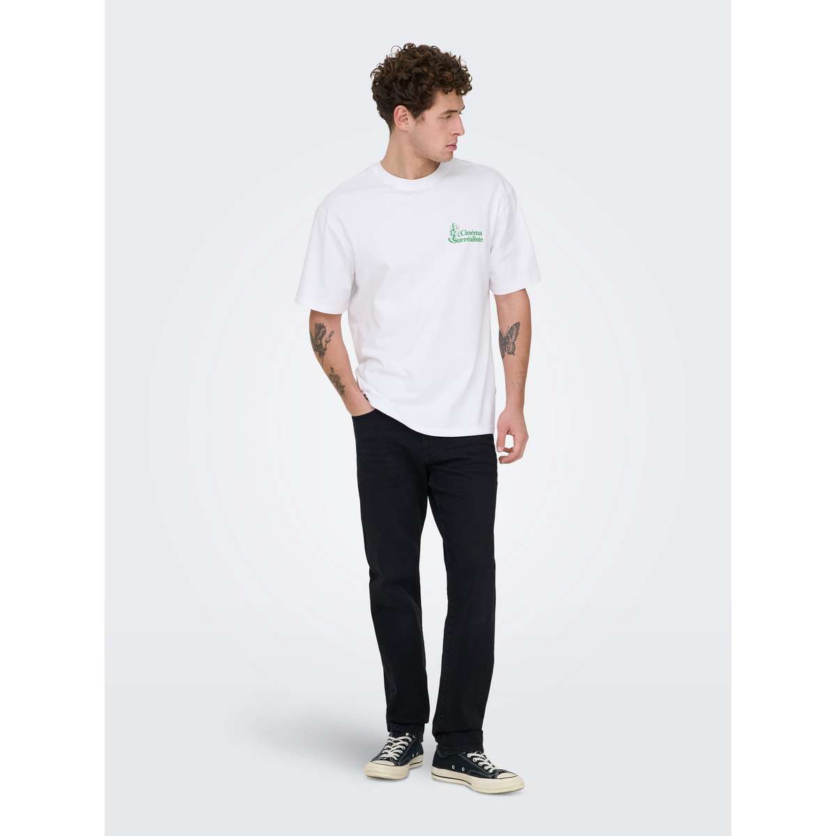 ONLY & SONS MEN΄S WEFT REGULAR FIT COTTON JAX TAI DENIM 22036821 BLACK